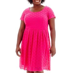 Plus size 1x ruffle dress
